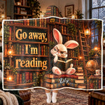 Shhh... I’m Reading - Funny Reading Blanket For Book Lovers - Personalized Blanket 6