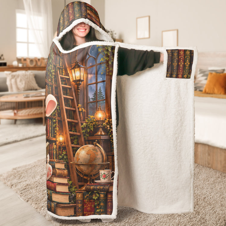 Shhh... I’m Reading - Funny Reading Blanket For Book Lovers - Personalized Blanket 8