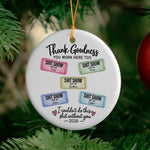 Sht Show Funny Bulk Thank You Gift For Coworker - Personalized Ornament 3