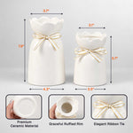 Sisters Are Different Flowers From The Same Garden Custom Name & Birth Flowers - Personalized Vase 8