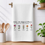 Sisters Are Different Flowers Gift For Her - Personalized Kitchen Towel 1