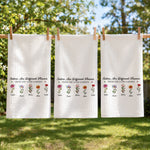 Sisters Are Different Flowers Gift For Her - Personalized Kitchen Towel 2