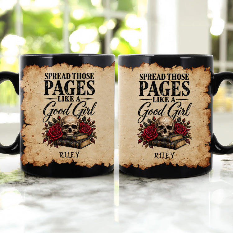Smut Reader Spread Those Pages Dark Romance Bookish Proud Spicy Reader Gifts - Personalized Mug 5