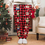 Snowman Christmas Pattern Gift For Family, Sibbings, Friends And Coworkers - Personalized Lounge Pants 5
