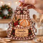 Sourdough Apron Christmas Ornament Gift For Sourdough Lovers Baking Lovers - Personalized Ornament 3