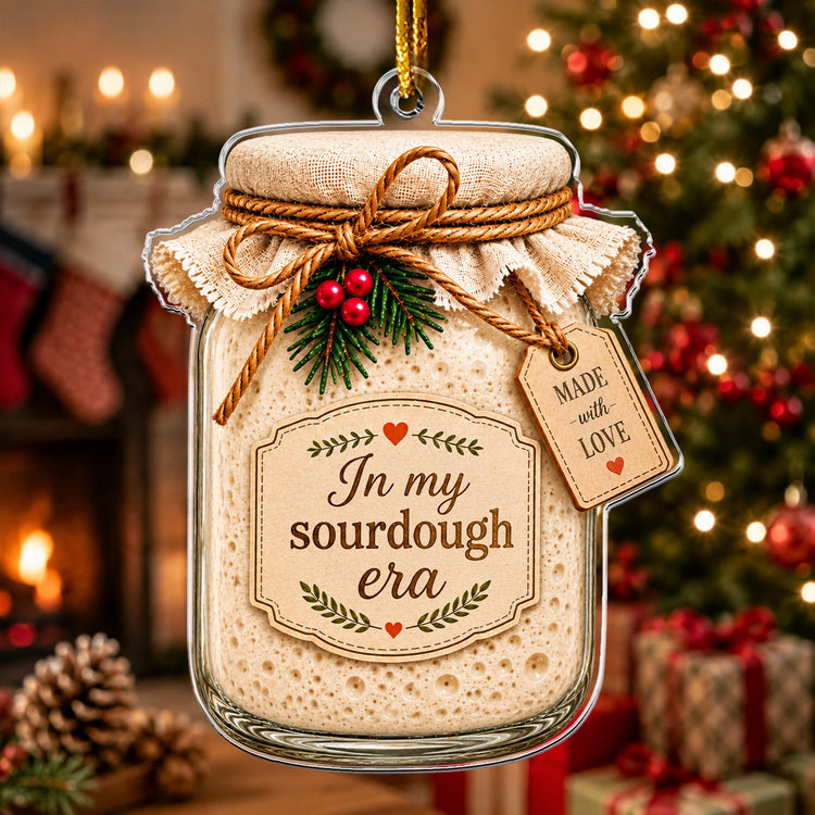Sourdough Bread Ornament Gift For Sourdough Lovers Baking Lovers - Personalized Ornament 2