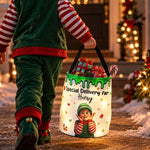 Special Delievery Kid Cartoon Version Christmas - Personalized Basket 3