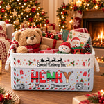 Special Delivery For Christmas Gifts Basket For Kids - Personalized Storage Basket 1