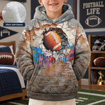 Sport Gifts For Son, Daughter Player - Basketball, Baseball, Football, American Football - Personalized Hoodie 6