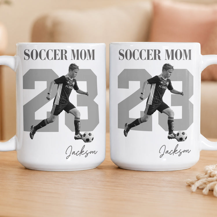 Sport Mom Vintage Photo - Personalized Mug 3