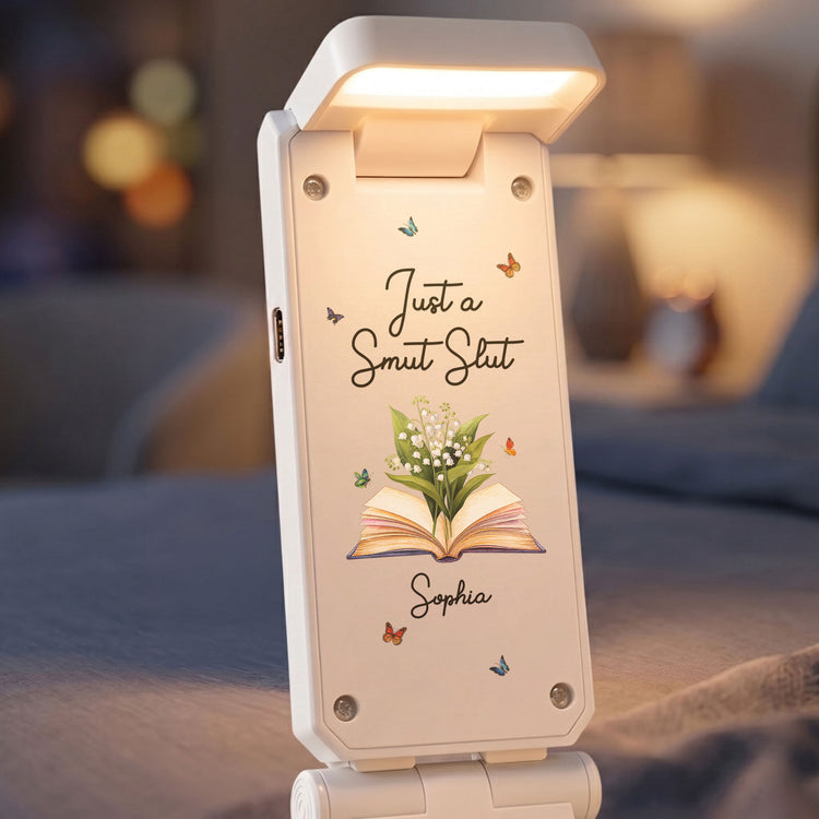 Spread Those Pages Like A Good Girl For Book Lovers, Bookworms - Personalized Reading Lamp 6