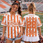 Striped School Mascot Team Spirit Game Day - Personalized Shirt 2