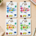 Teacher Custom Name Pennant Design - Personalized Badge Holder 1