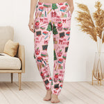 Teacher Pattern With Bow Custom Name - Personalized Lounge Pants 2