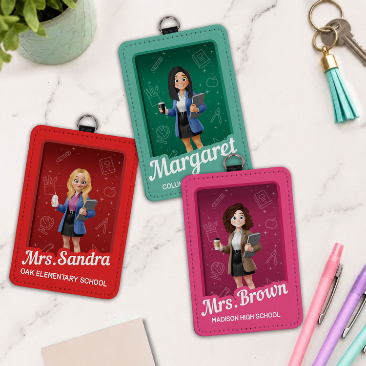 Teacher Toy Box - Personalized Badge Holder 1