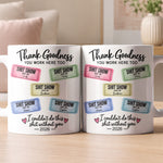 Thank Goodness You Work Here Too I Couldn’t Do This Sht Without You - Personalized Ornament 2