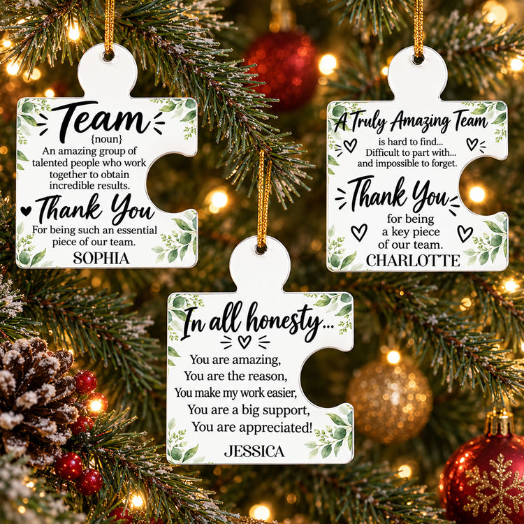 Thank You Coworkers Employee Appreciation Gift Bulk - Personalized Ornament 2