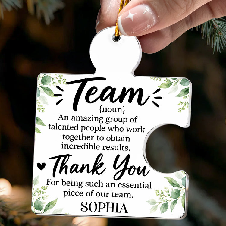Thank You Coworkers Employee Appreciation Gift Bulk - Personalized Ornament 3