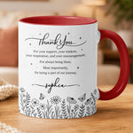 Thank You Employee Appreciation Gift - Personalized Mug 2