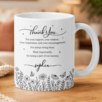 Thank You Employee Appreciation Gift - Personalized Mug 3