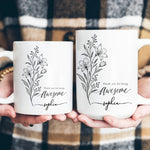 Thank You For Being Awesome Coworkers Employee Appreciation Gift Bulk - Personalized Mug 4