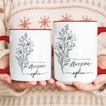 Thank You For Being Awesome Coworkers Employee Appreciation Gift Bulk - Personalized Mug 5