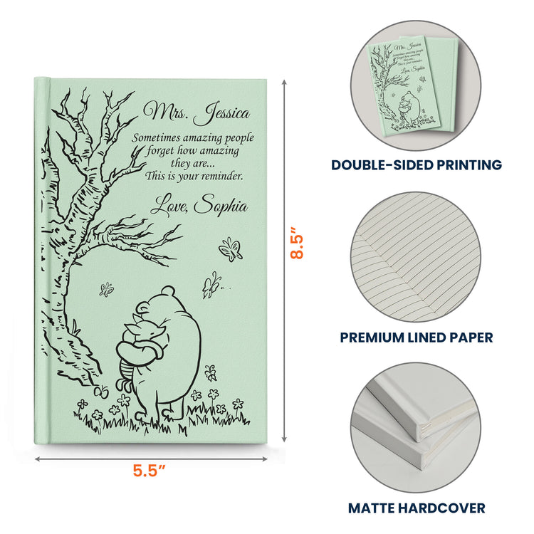 Thank You Gifts For Boss, Teacher, Coworker, Mentor - Personalized Journal 7