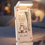 Thank You Gifts For Coworker, Boss, Mentor, Teacher, Daughter - Personalized Reading Lamp 4