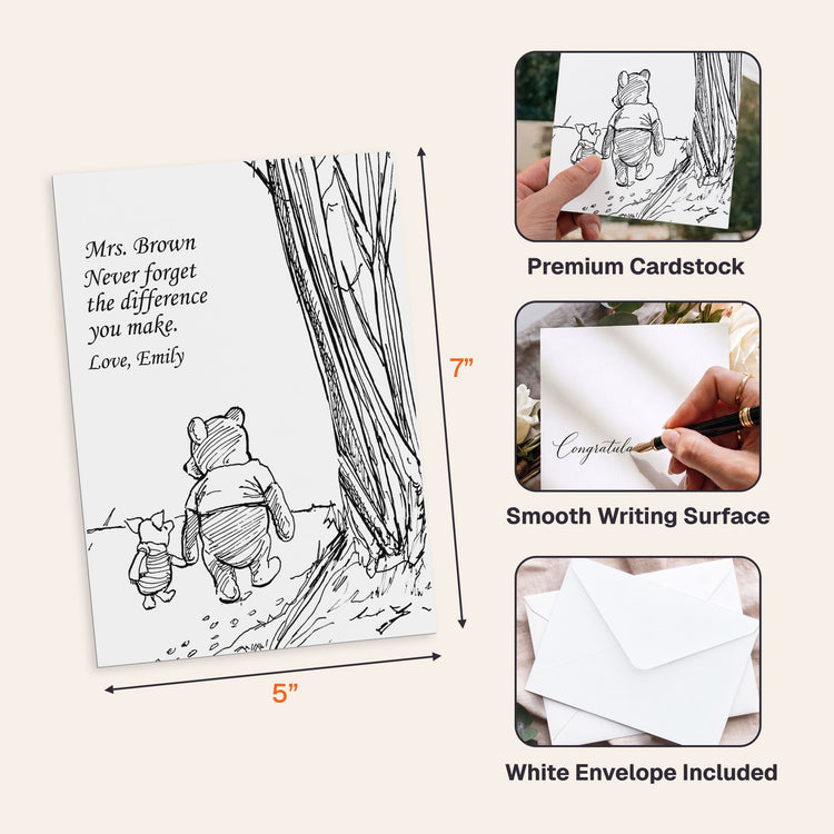 Thank You Gifts For Coworkers, Company, Boss, Mentor, Teacher, Employees - Personalized Cards 6