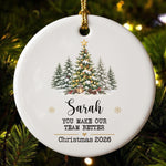 Thank You Ornaments Coworker, Employee, Team Bulk Gifts - Personalized Ornament 2