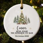Thank You Ornaments Coworker, Employee, Team Bulk Gifts - Personalized Ornament 4