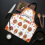 Thankful, Grateful, Blessed Grandma - Thanksgiving Gift For Grandma, Nana, Gigi - Personalized Apron 3