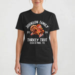 Thankgiving Turkey Trot, Gift For Family Matching Shirt, Runner - Personalized Shirt 4