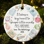 Thanks For Helping Me Appreciation Gift From Pupil, Xmas Gift - Personalized Ornament 1