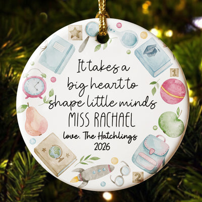 Thanks For Helping Me Appreciation Gift From Pupil, Xmas Gift - Personalized Ornament