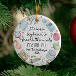Thanks For Helping Me Appreciation Gift From Pupil, Xmas Gift - Personalized Ornament 5