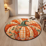 Thanksgiving Decoration Pumpkin Style - Personalized Quilted Mat 4