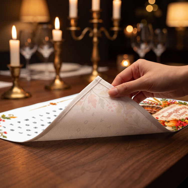 Thanksgiving Word Search, Thanksgiving Word Scramble- Thanksgiving Family Game - Personalized Placemat 6