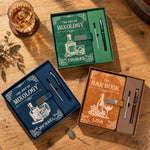 The Art Of Mixology - Wine Lovers, Whiskey Bourbon, Rum, Cocktails, Gifts For Her, Him - Personalized Notebook Set 1