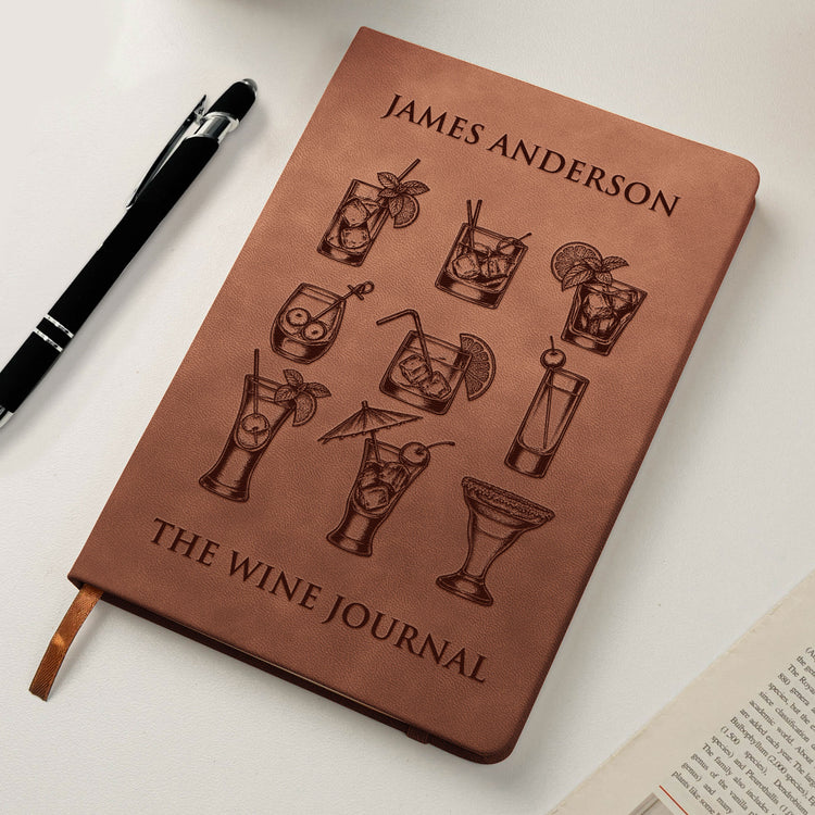 The Bar Book - Custom Name & Family Name - Recipe Book, Cocktail Book - Personalized Journal 5