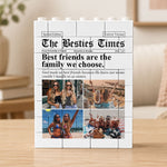 The Bff Times - Friendship Gifts Newspaper - Personalized Building Blocks 1