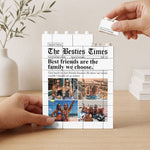 The Bff Times - Friendship Gifts Newspaper - Personalized Building Blocks 3