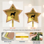 The Brightest Star In The Sky This Christmas, Pet Memorial - Personalized Christmas Tree Topper 5