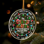 The Greatest Gift Our Parents Gave Us Was Each Other, Xmas Gifts - Personalized Ornament 4