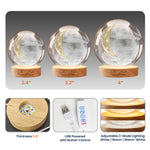 The Night Our Story Began Crystal Ball Night Light Anniversary Gifts - Personalized Night Light 5