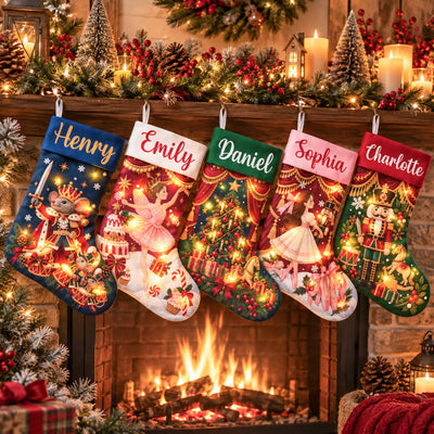 The Nutcracker Character Christmas Family Gift - Personalized Stocking