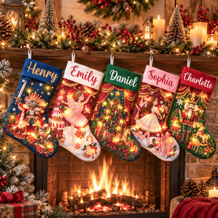 The Nutcracker Character Christmas Family Gift - Personalized Stocking 1