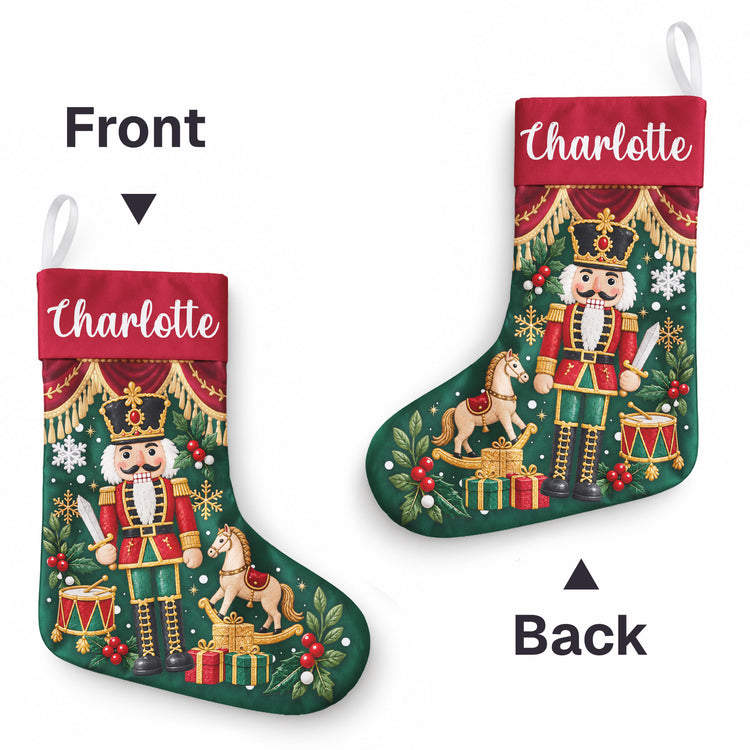 The Nutcracker Character Christmas Family Gift - Personalized Stocking 6
