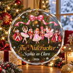 The Nutcracker Custom Name And Character Gift For Ballet Girl - Personalized Ornament 1