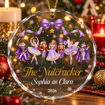 The Nutcracker Custom Name And Character Gift For Ballet Girl - Personalized Ornament 2